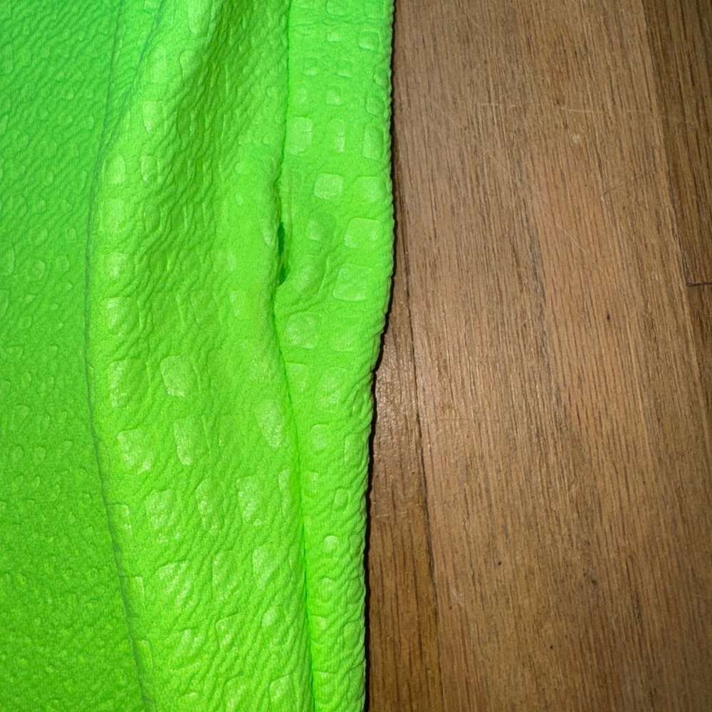 Boohoo Green Ribbed Midi Pencil Skirt for Night Out - Picture 4 of 4